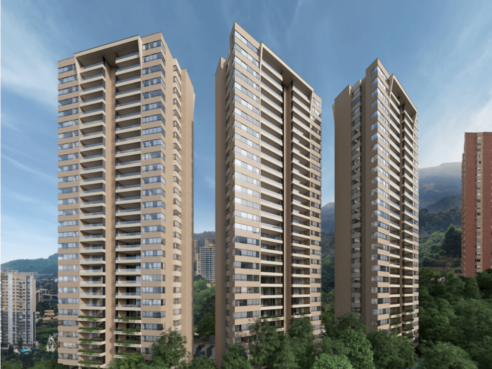 Almendros de La Calera, apartamentos en El Poblado, Medellín 1.687