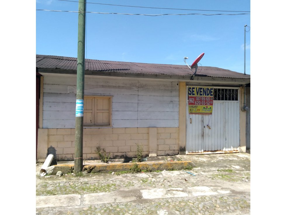 CASA EN VENTA EN CACAHOATÁN, CHIAPAS 380,000 MXN