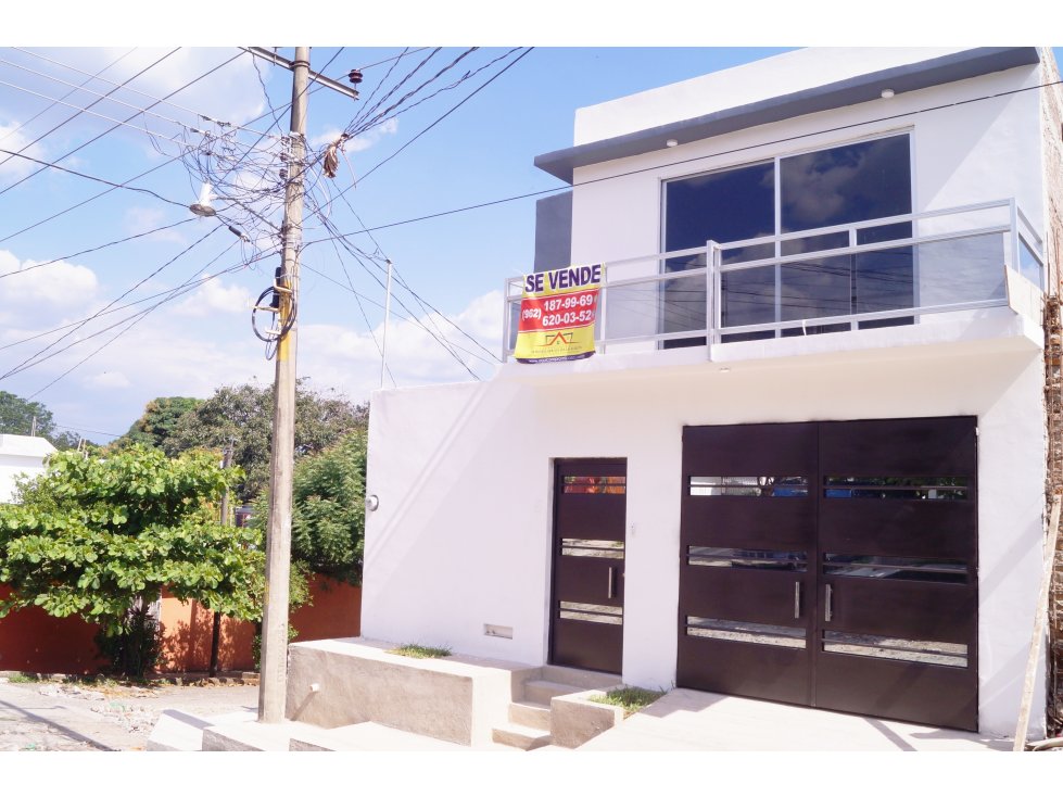CASA NUEVA EN VENTA 21 ORIENTE TAPACHULA CHIAPAS 1,360,000 MXN