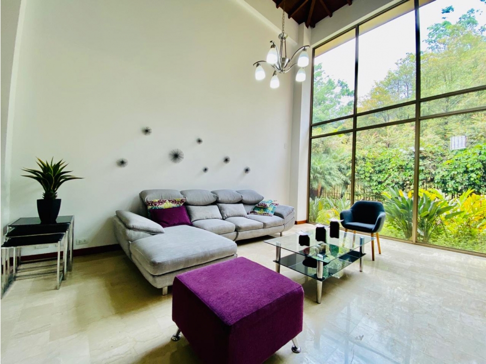 Casa amoblada en Renta Medellin Poblado 12.000.000 COP