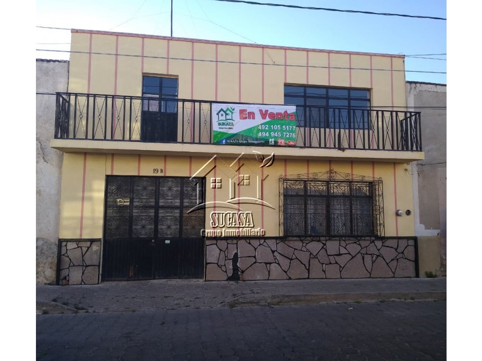 CASA DE VENTA EN JEREZ CENTRO 2,850,000 MXN