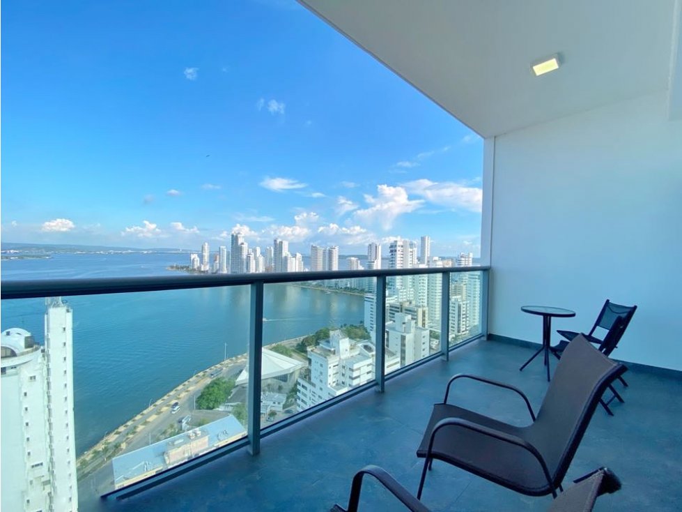 Venta apartamento 1 alcoba en Edificio Infinitum Bocagrande Cartagena