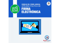 concejo del poder judicial aprueba politica de firma electronica